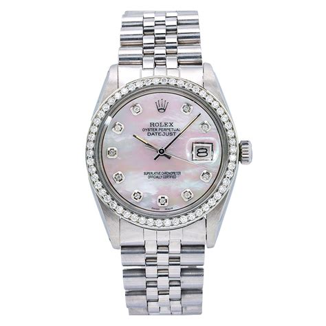 rolex 31 mother of pearl|rolex 36mm datejust with diamonds.